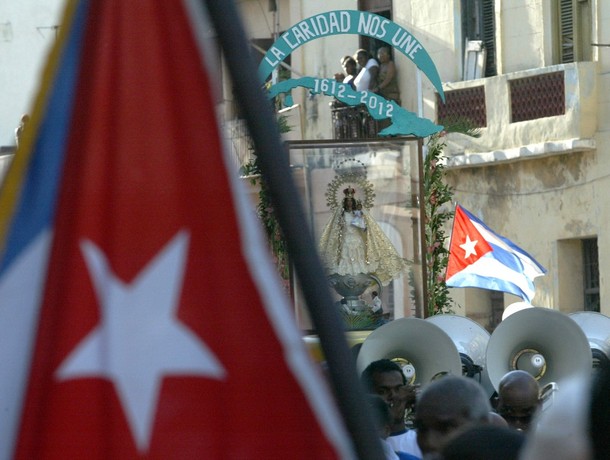 Procesión por la Virgen de la Caridad del Cobre en La Habana, 8 de septiembre de 2009. (REUTERS)