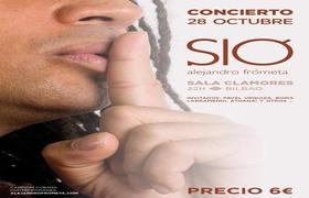 Cartel del concierto de Alejandro Frómeta