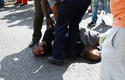 Represión durante una protesta en Cuba