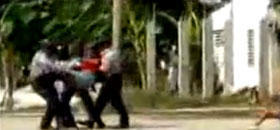 Video del violento arresto a activistas en Placetas